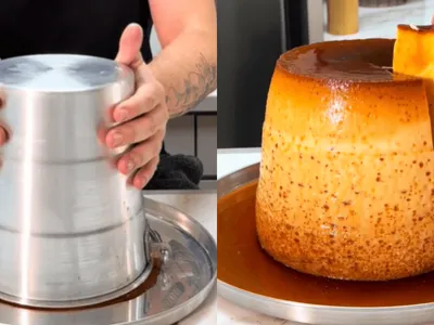 Pudim no balde é nova tendência culinária; veja as melhores tentativas até agora