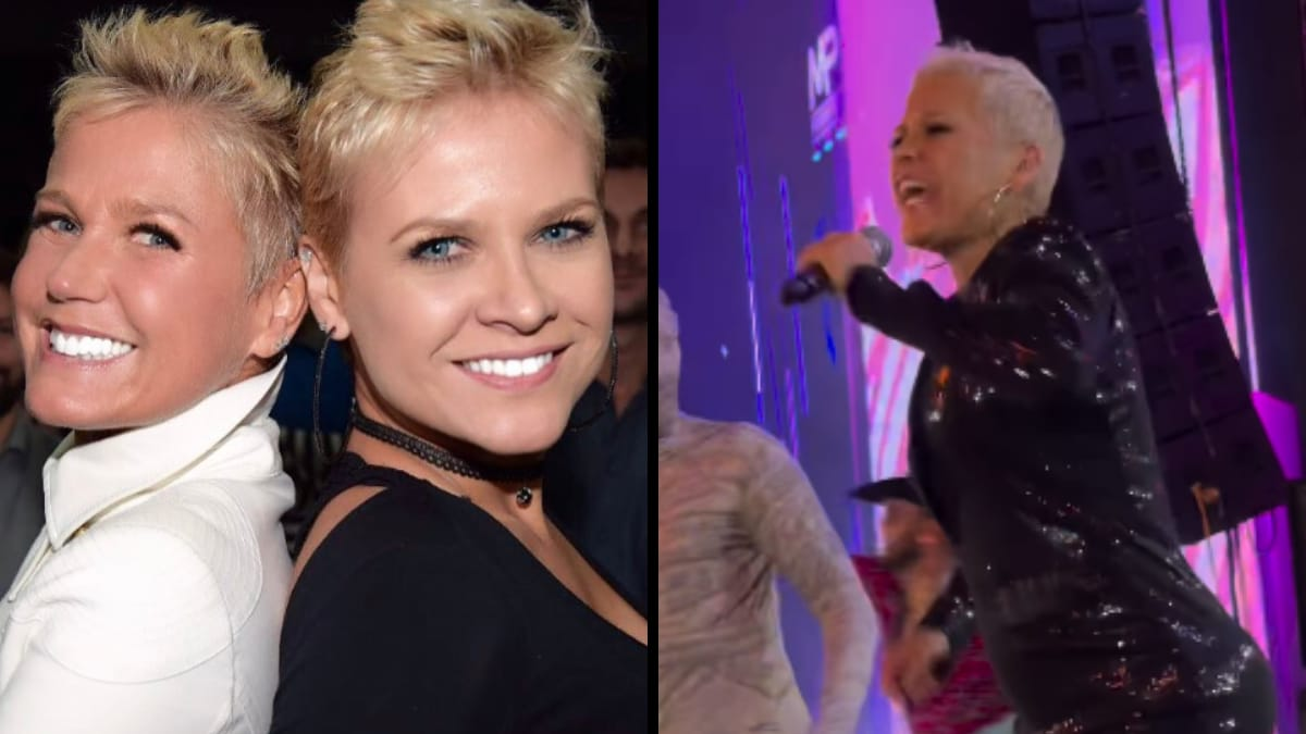 Banda faz show com sósia da Xuxa e recebe notificação judicial por usar imagem da cantora