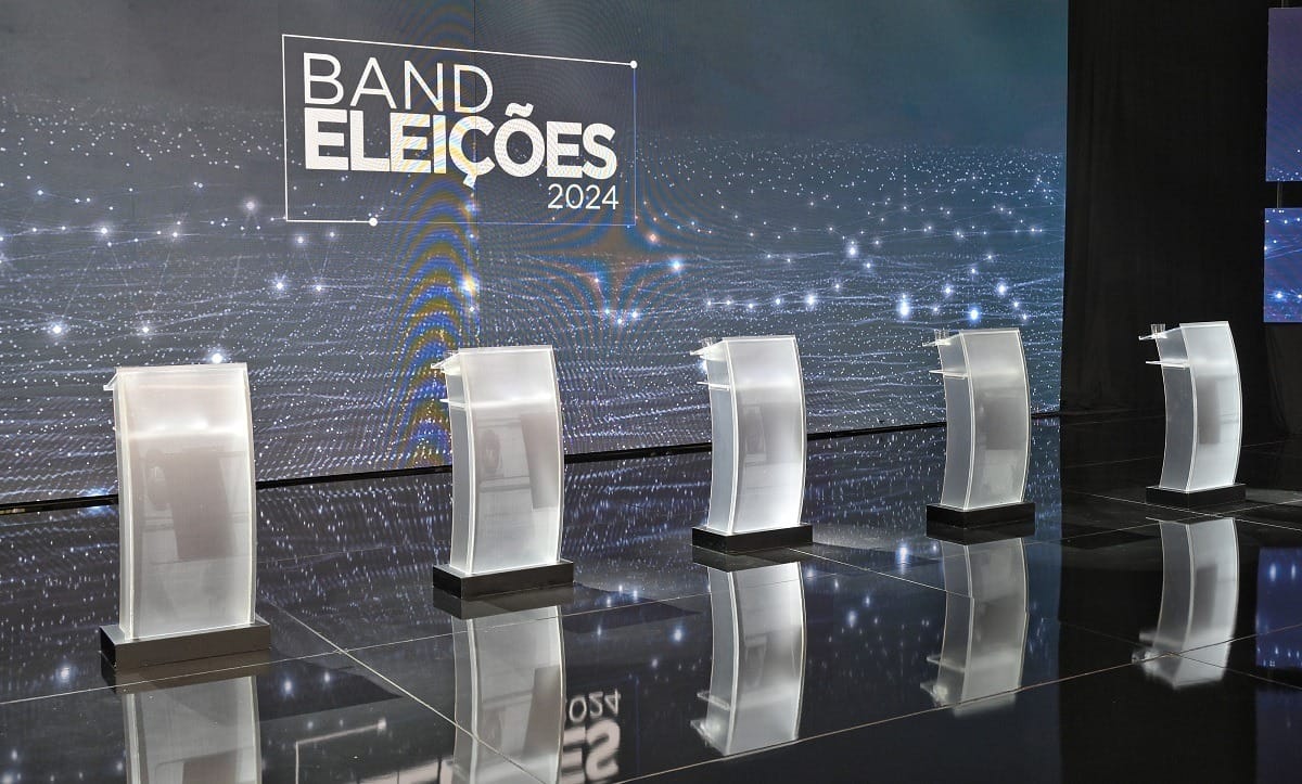 Cobertura da Band nas eleições 2024 (Foto: Renato Pizzutto/Band)