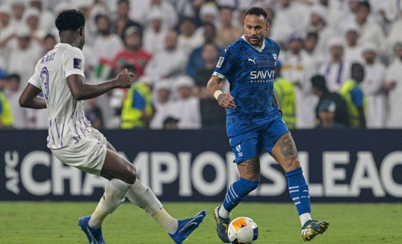 Neymar retorna, e Al Hilal vence jogo maluco contra o Al Ain por 5 a 4 na Champions Asiática