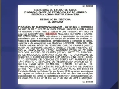 Casos de órgãos com HIV no RJ: Laboratório Blessing é contratado pela Fundação Saúde