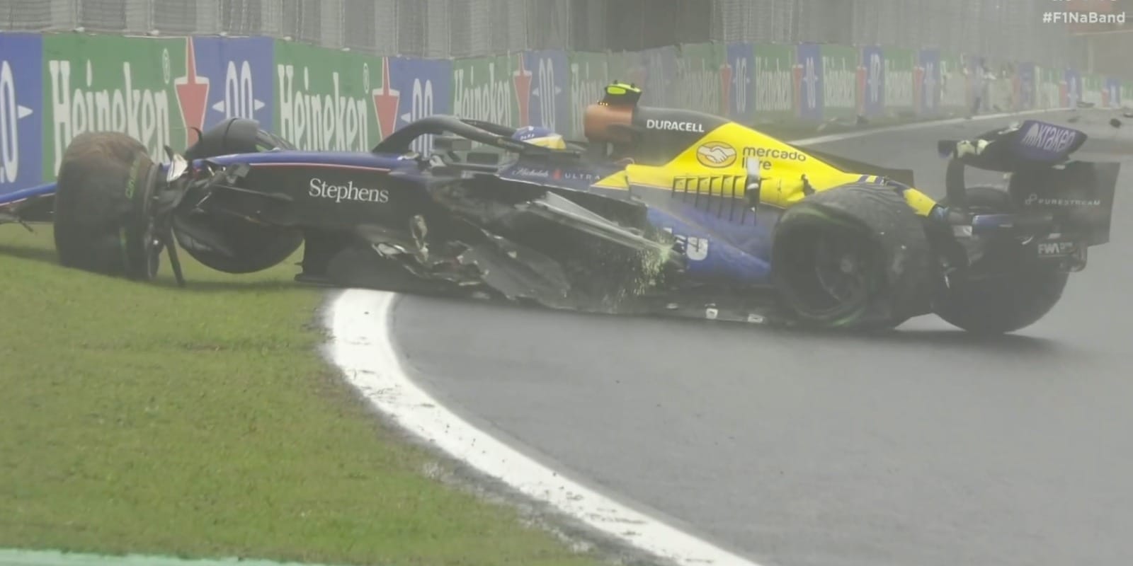 Colapinto bate e ocasiona bandeira vermelha no GP de São Paulo de F1