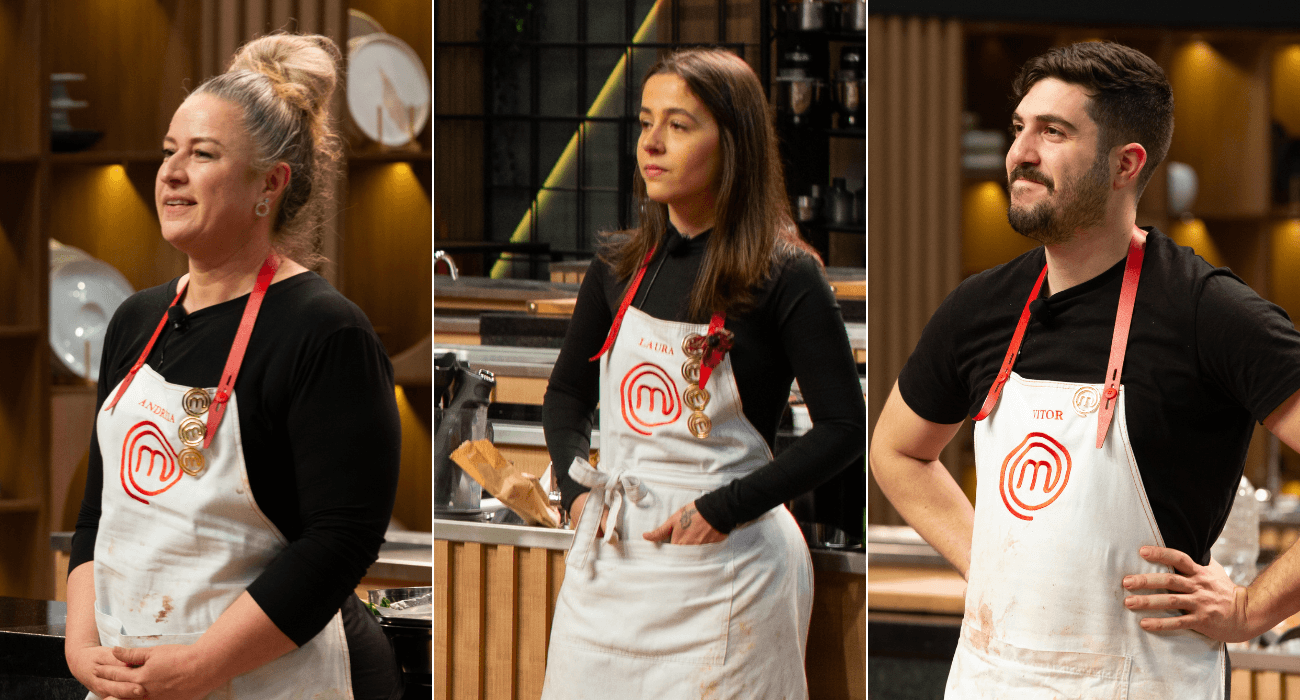 Andréia, Laura e Vitor são eliminados em semifinal do MasterChef