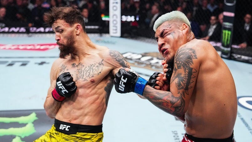 UFC 309: Mauricio Ruffy vence James Llontop e segue invicto no UFC