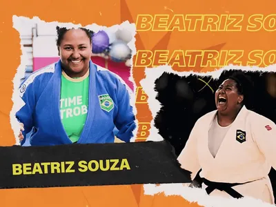 Podcast Denílson Show recebe a judoca Beatriz Souza, ouro em Paris-2024