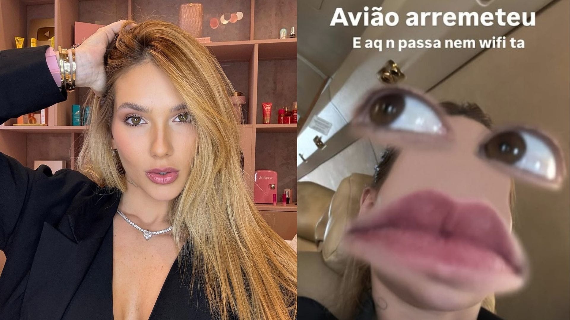 Susto! Virginia passa sufoco durante voo: “Avião arremeteu"