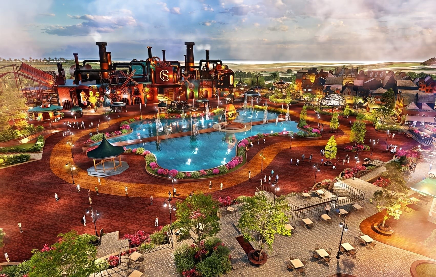 Cacau Park: parque temático em Itu terá hotéis, montanha-russa e centro comercial