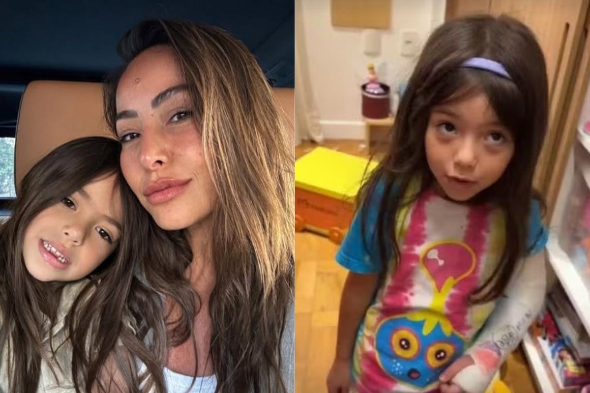 Zoe, filha de Sabrina Sato e Duda Nagle, sofre acidente e quebra o braço
