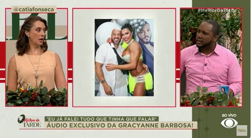 Gracyanne Barbosa sobre Belo: “O que tinha que falar, já falei”; ouça áudio exclusivo
