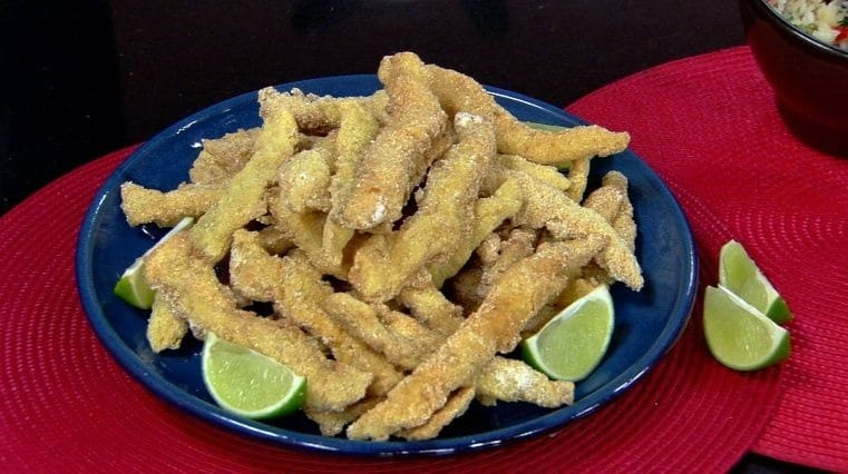 Isca Crocante de Peixe com Arroz à Grega e Molho Tártaro | Band Receitas