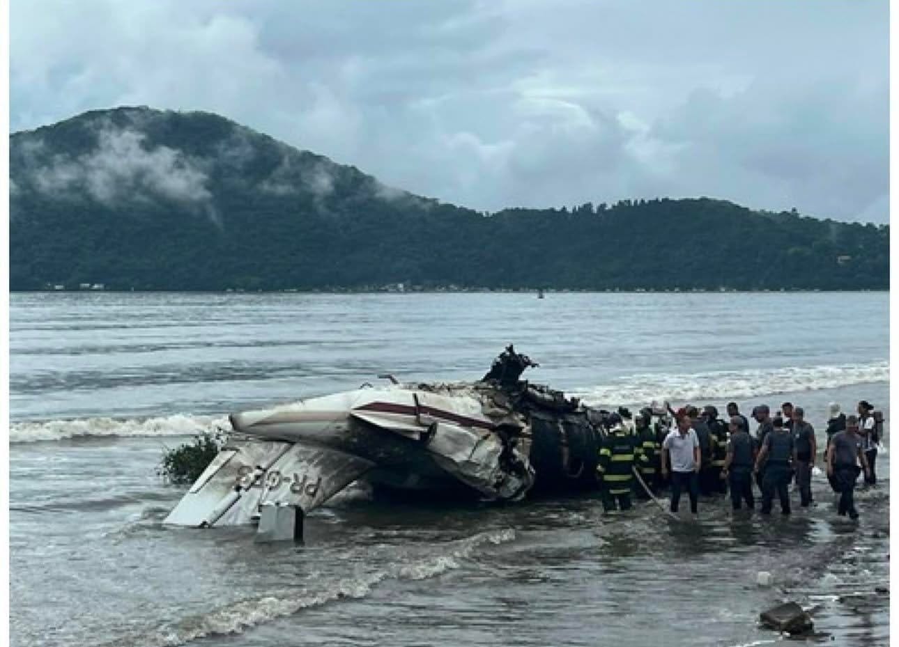 Vítimas do acidente aéreo em Ubatuba são atendidas na Santa Casa após queda de avião