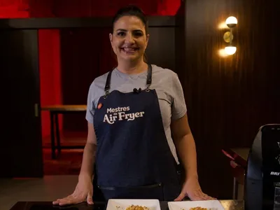 Vivian é a vice-campeã do Mestres da Air Fryer: “Um amigo ganhou”