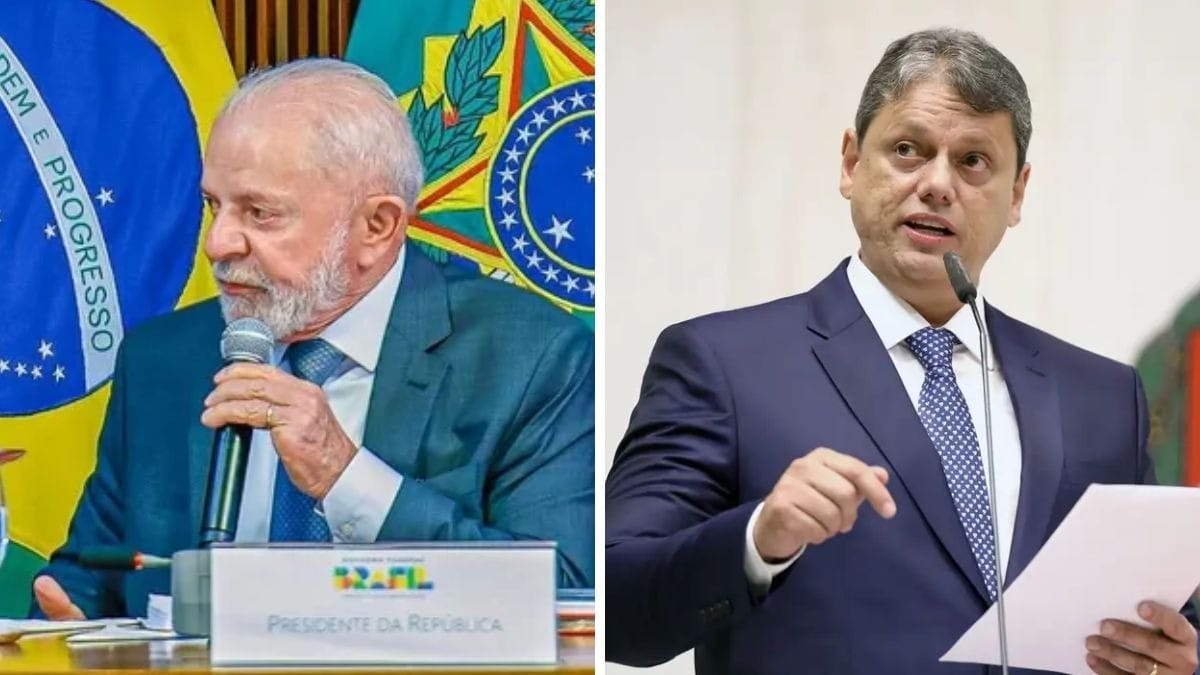 Lula e Tarcísio evitam disputa política em lançamento de edital de túnel Santos-Guarujá