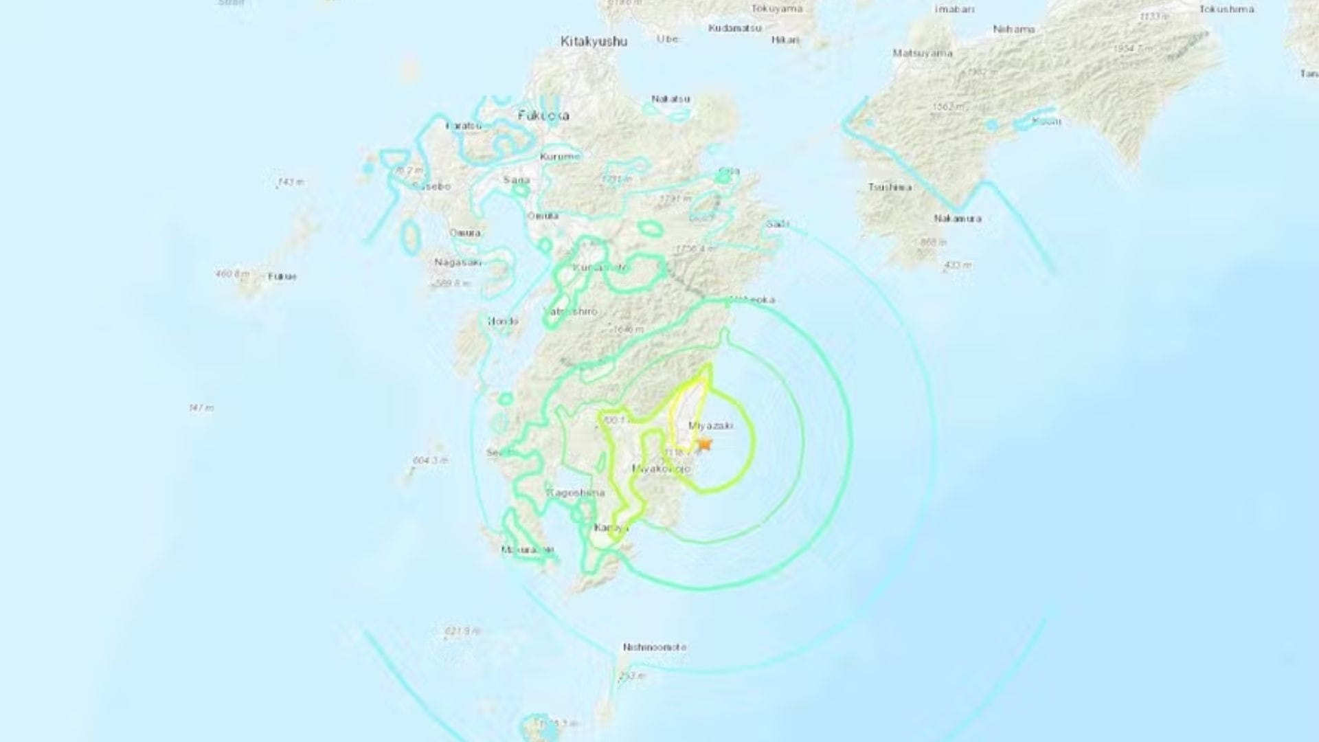 Terremoto de 6,9 graus atinge sudoeste do Japão