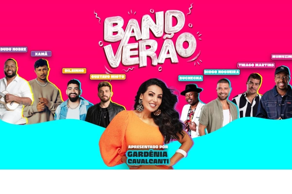 Band Verão apresenta shows, quadros e entrevistas exclusivas em praia do Rio de Janeiro