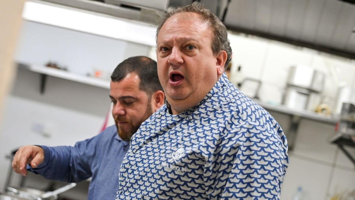 Erick Jacquin dá bronca durante episódio da 4ª temporada de “Pesadelo na Cozinha” (Créditos: Renato Pizzutto)