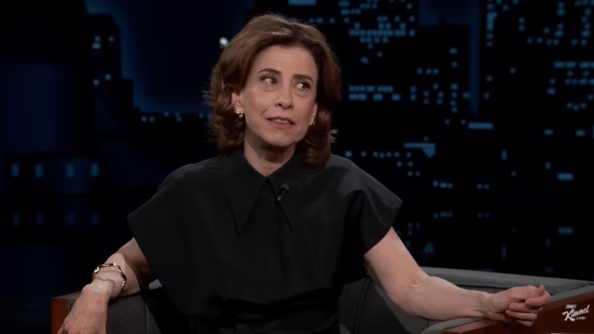 'Tudo o que acontece com este filme se deve a Eunice Paiva', diz Fernanda Torres a Jimmy Kimmel