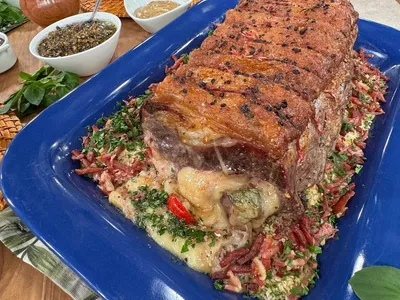 Contrafilé recheado e arroz biro-biro | Band Receitas