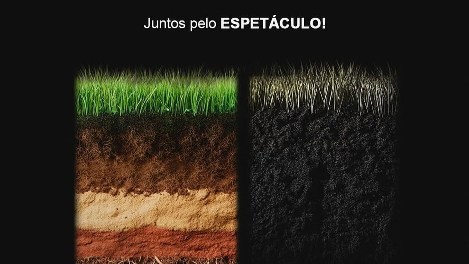 Jogadores fazem campanha contra gramados sintéticos no futebol