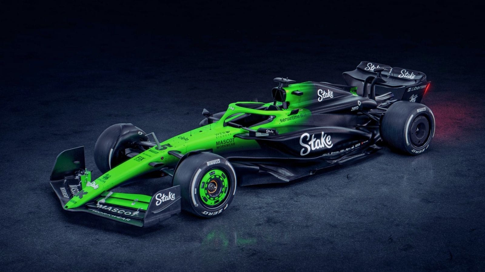 Pintura da Sauber para a temporada 2025 da F1