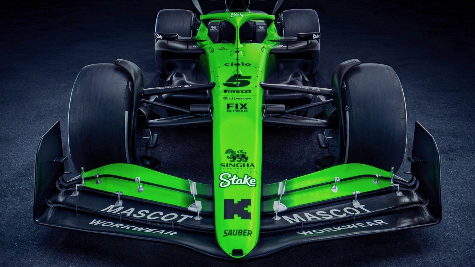 Pintura da Sauber para a temporada 2025 da F1