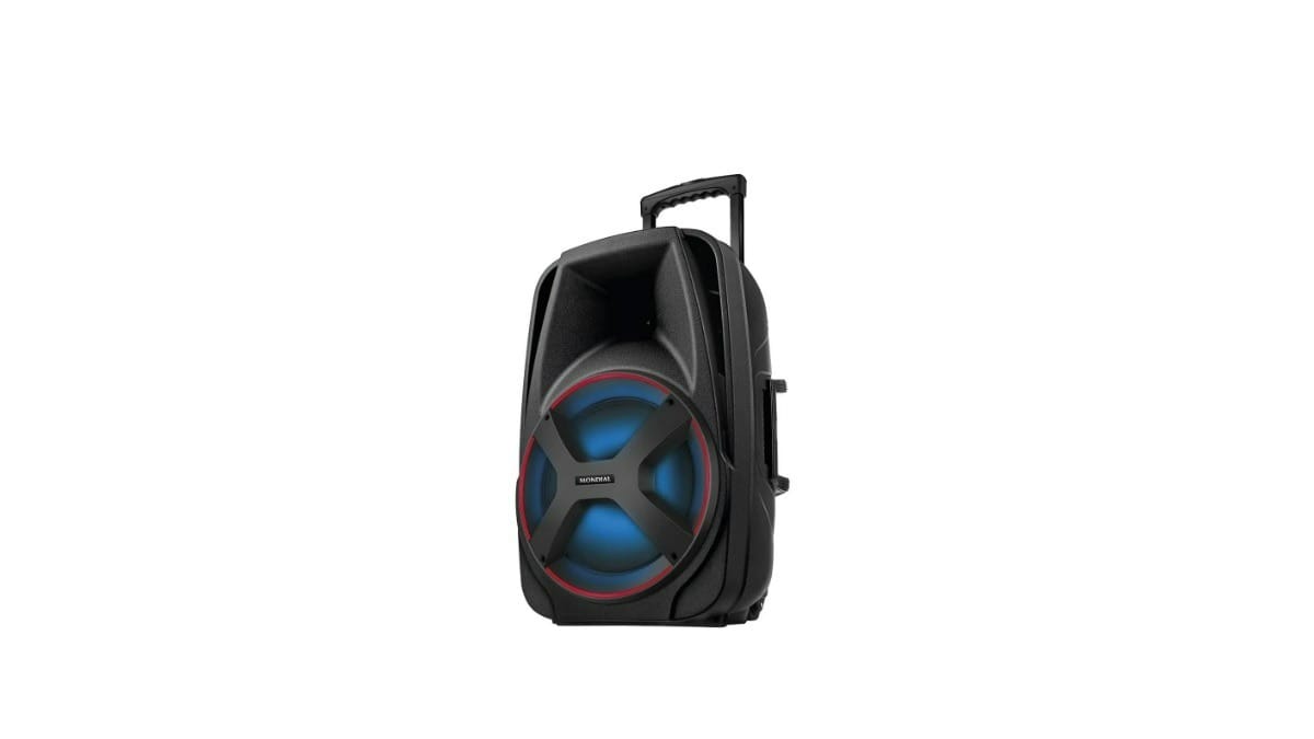 Caixa Amplificada Mondial CM-550 com Bluetooth, USB Rádio FM e Função TWS. / Fonte: Reprodução Mondial