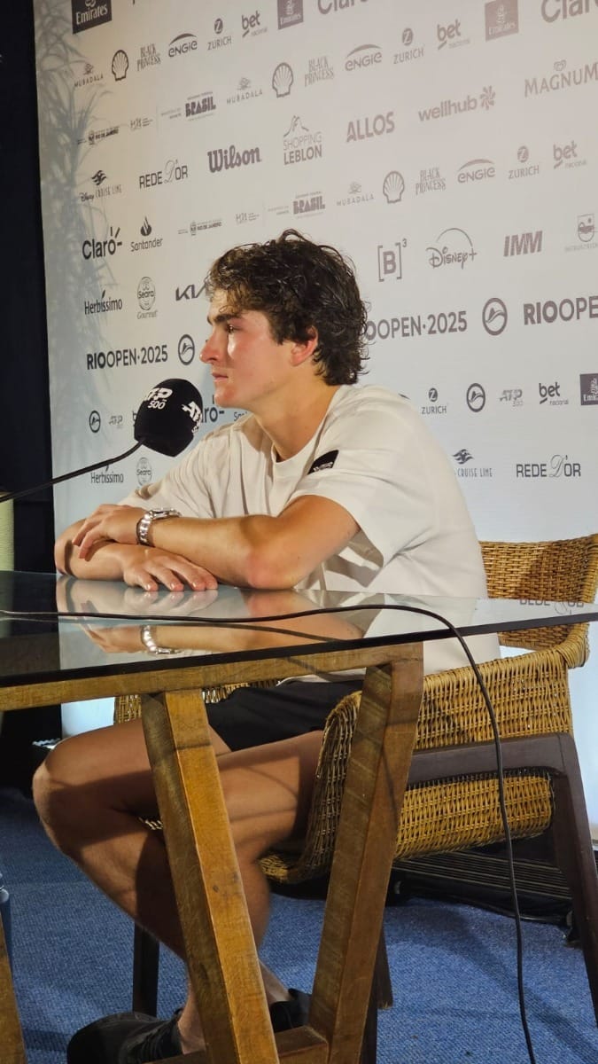 Após eliminação, João Fonseca diz que "não conseguiu enfrentar o nervosismo e o medo"