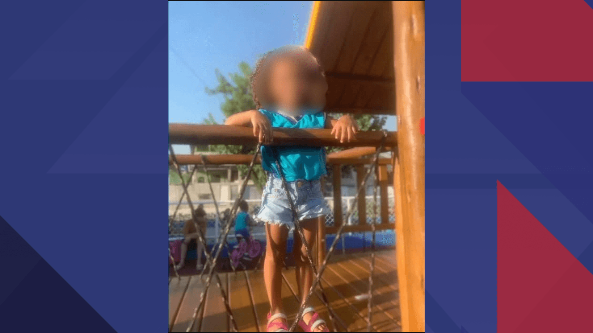 Menina supostamente empurrada da escada segue com quadro estável