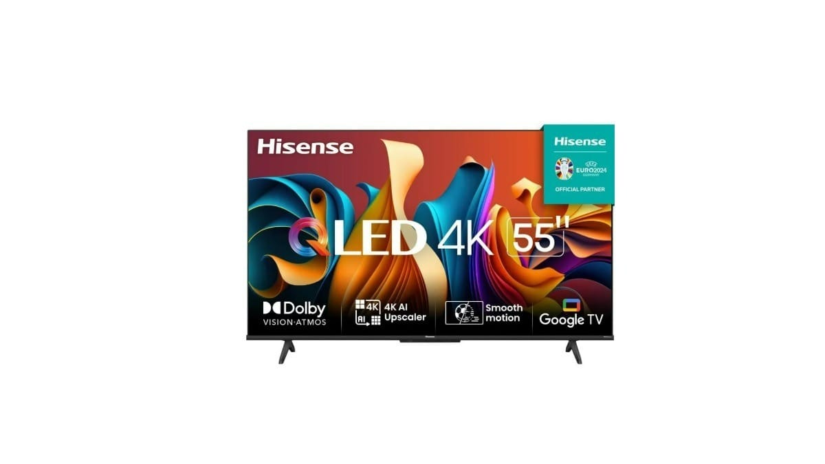 Smart TV 55" Hisense Ultra HD 4K QLED. / Reprodução: Hisense