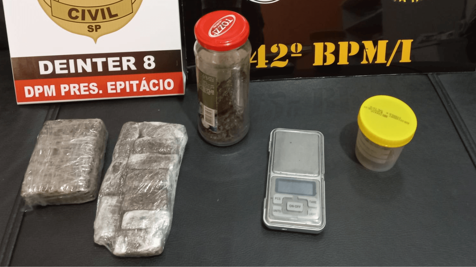 Operação da Polícia Civil contra o tráfico de drogas termina com a prisão de um homem
