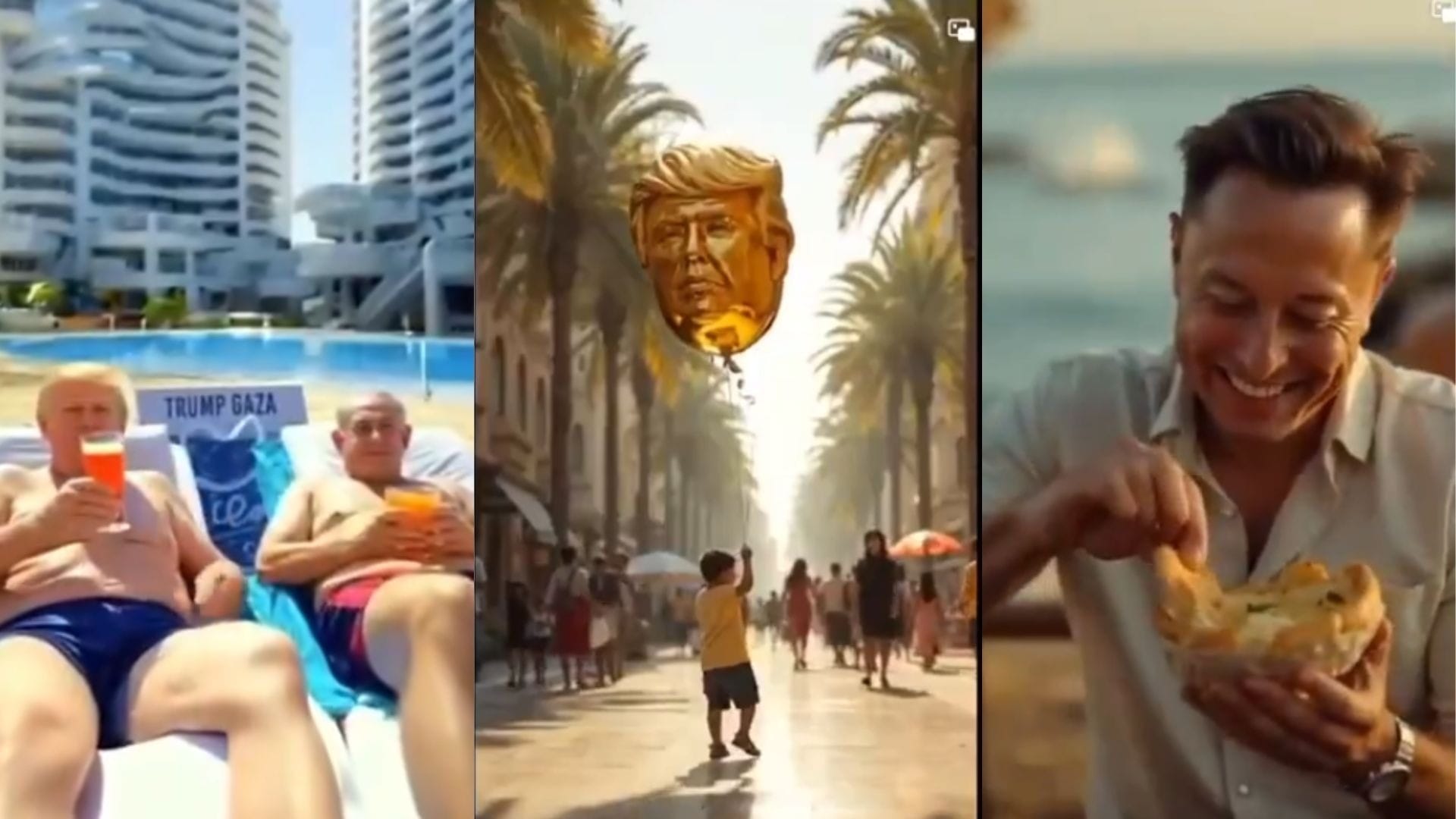 'Trump Gaza': presidente publica vídeo com I.A que transforma região em empreendimento de luxo
