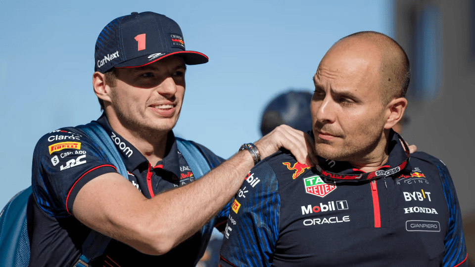 Max Verstappen e Gianpiero Lambiase