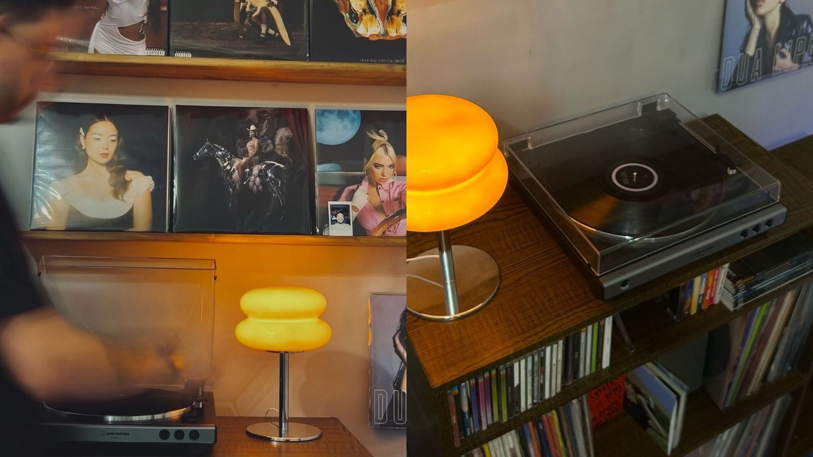 Coleção de discos de vinil do Caio de Mendonça. Foto: Arquivo pessoal