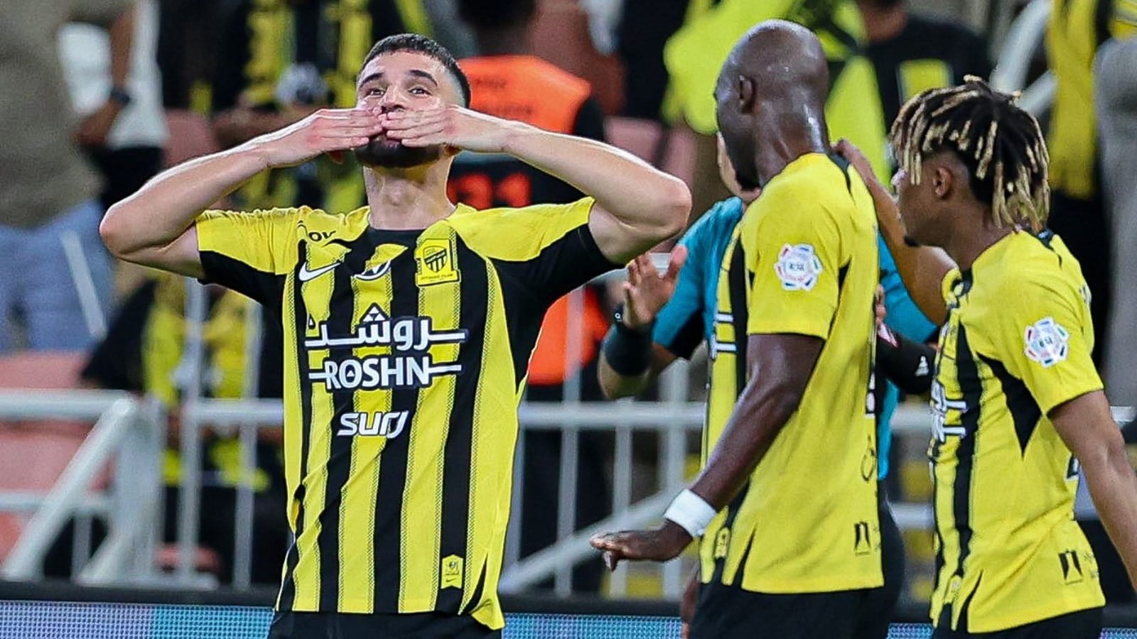Aouar abriu o placar no primeiro tempo (Imagem: Al Ittihad)