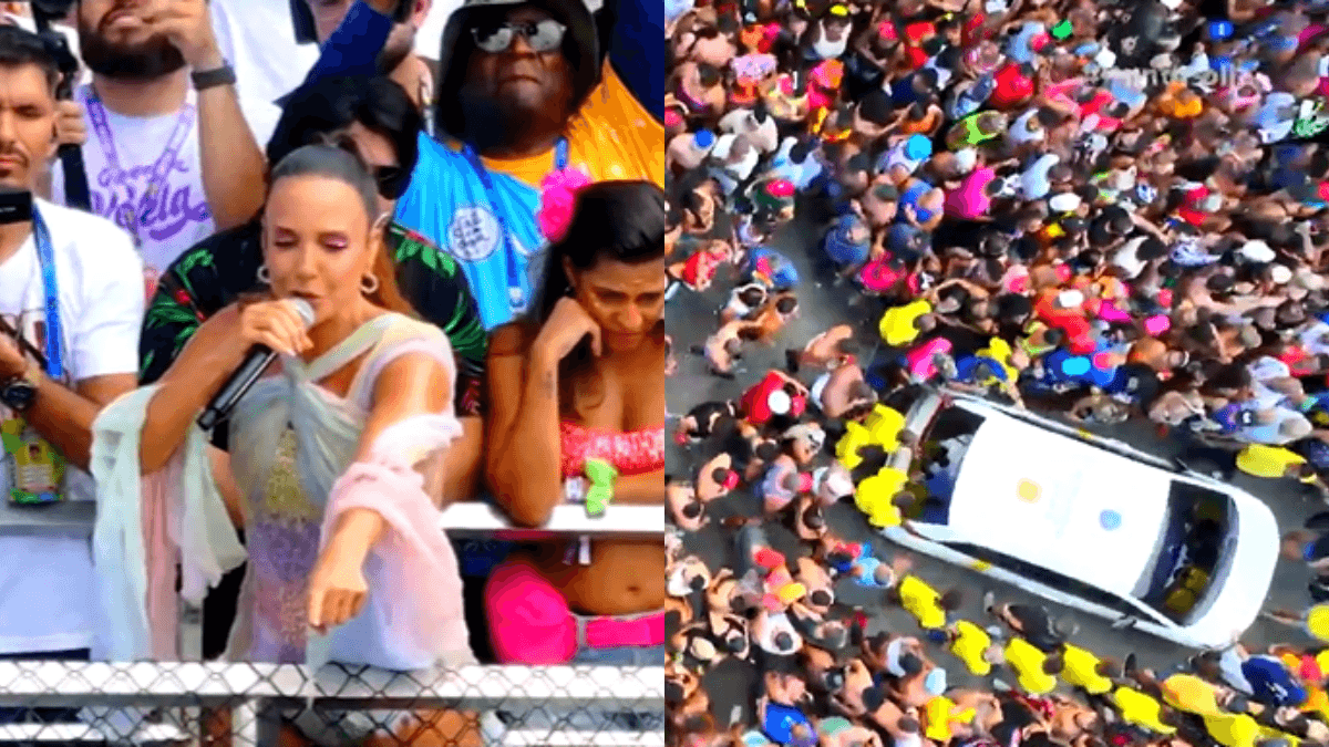 VÍDEO: juíza do Guinness Book invade pipoca de Ivete de carro e entrega prêmio para Salvador