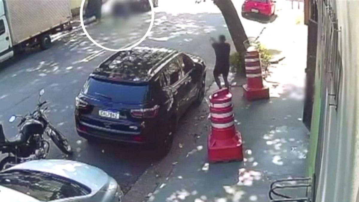 Vídeo: policial de folga presencia assalto, reage e atira em criminoso na Zona Sul de SP