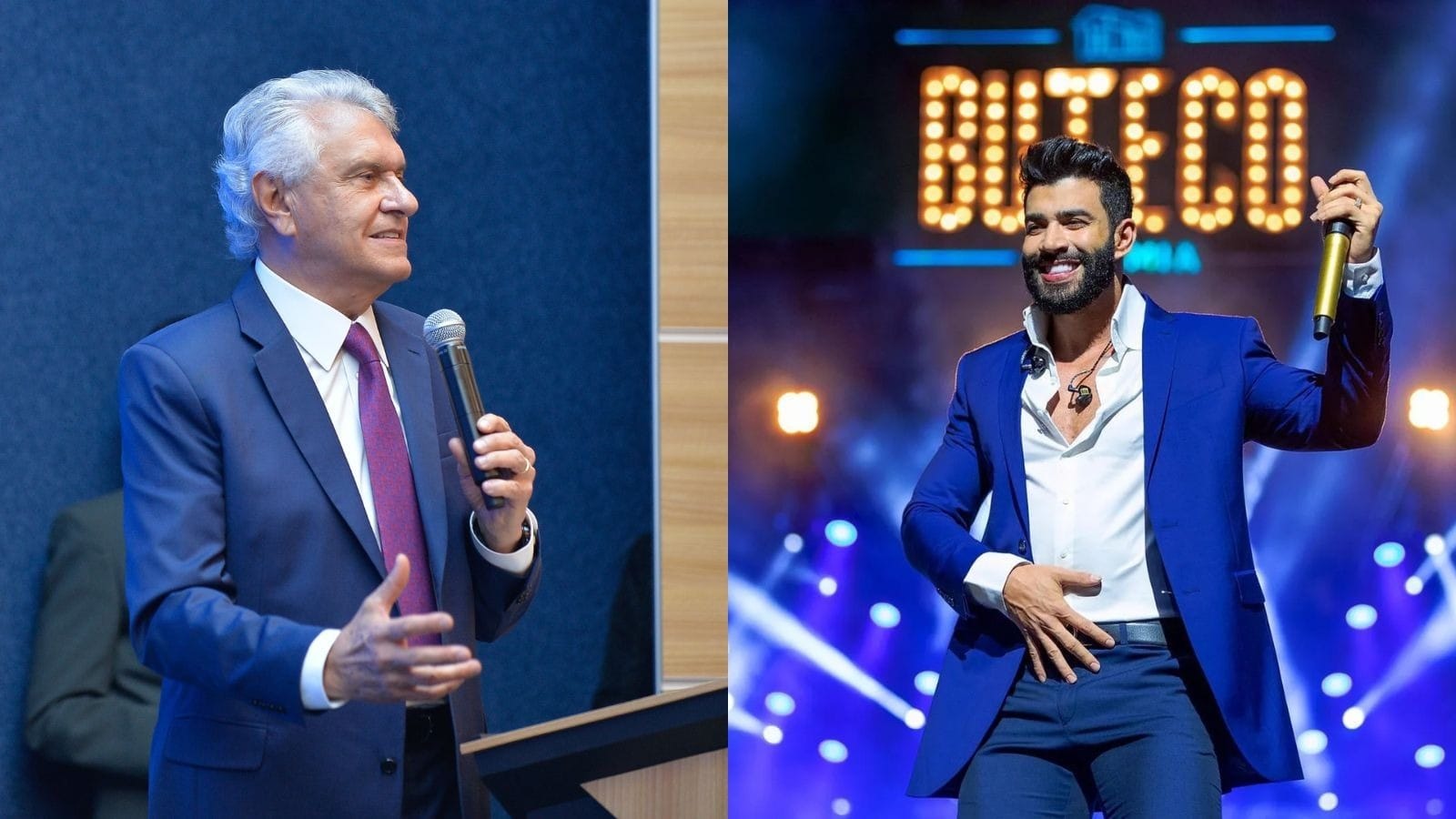 Gusttavo Lima visitou Luciano Hang em dia de anúncio de 'parceria' com Caiado para 2026