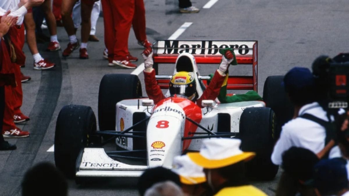 Senna conqusitou seus três títulos da Fórmula 1 pela McLaren