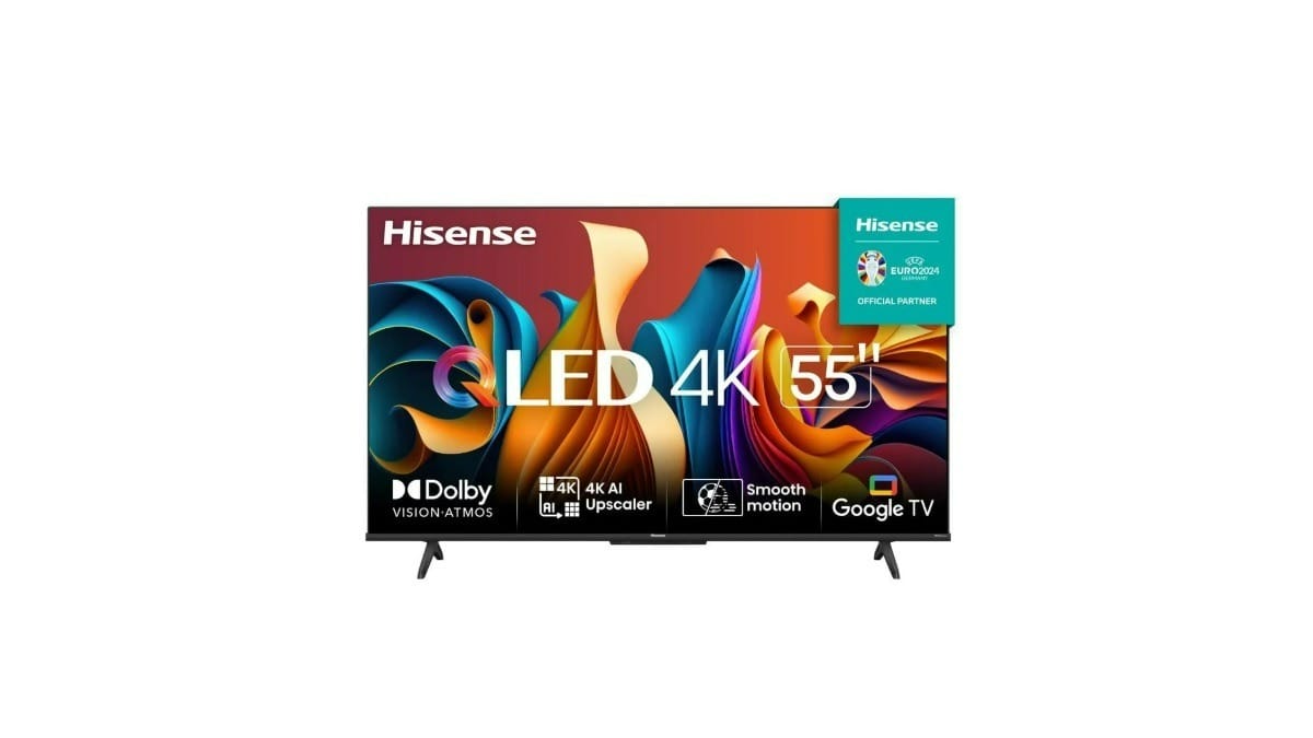 Smart TV 55" Hisense Ultra HD 4K QLED. / Reprodução: Hisense