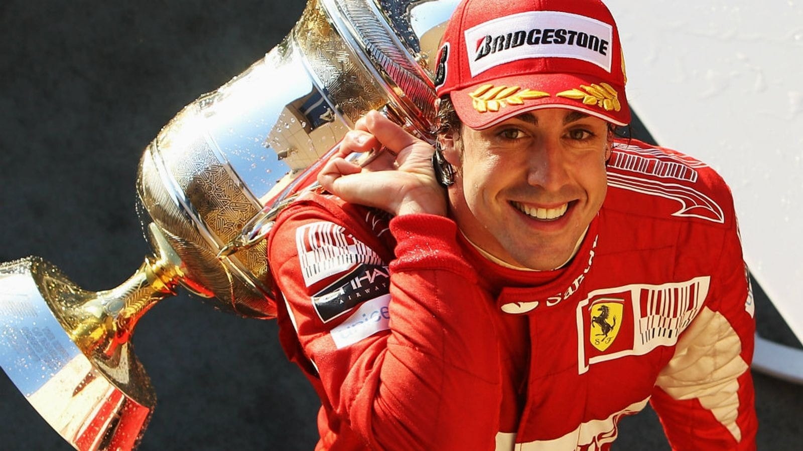 Primeiro pódio e vitória de Fernando Alonso pela Ferrari em 2010