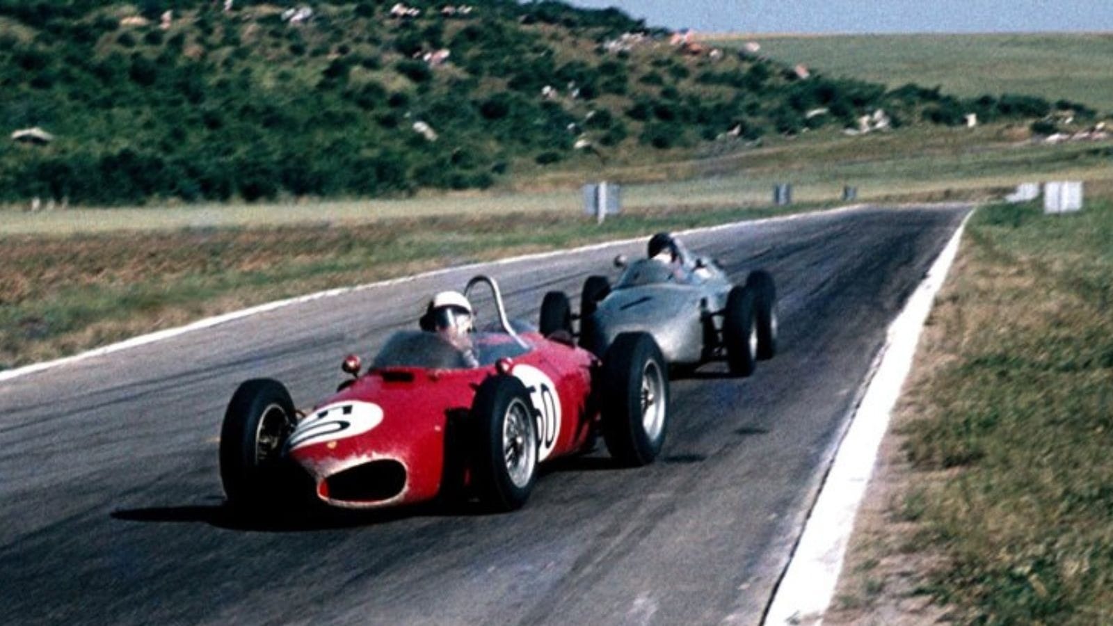Giancarlo Baghetti durante o GP da França de 1961