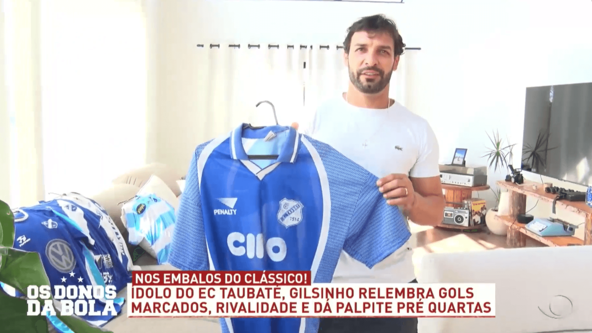 Clássico do Vale: Gilsinho, ídolo do Taubaté, relembra gols, rivalidade e dá palpite pro jogo