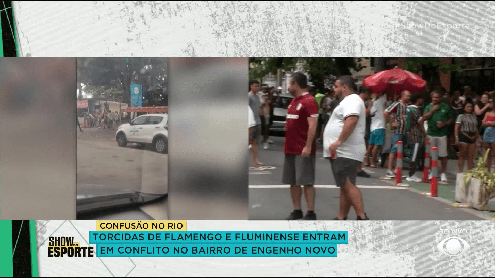 Torcedores de Flamengo e Fluminense brigam antes de decisão do Carioca