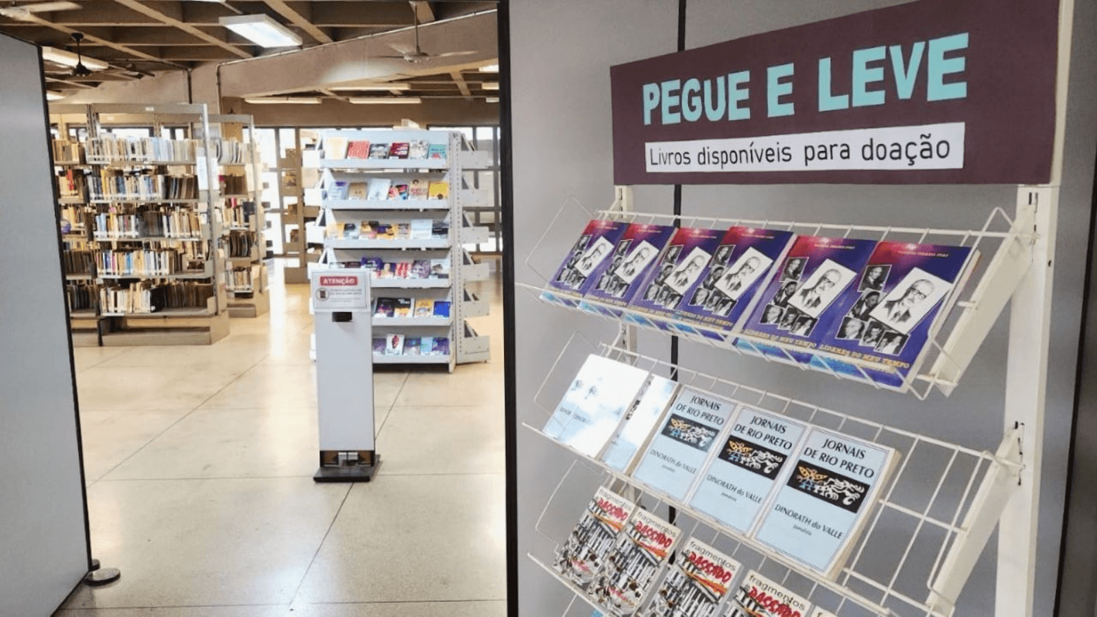 Biblioteca Municipal disponibiliza livros para doação nesta semana