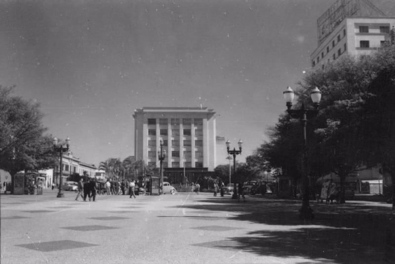 O Palácio em 1958, quando era o prédio da Câmara Municipal de Campinas