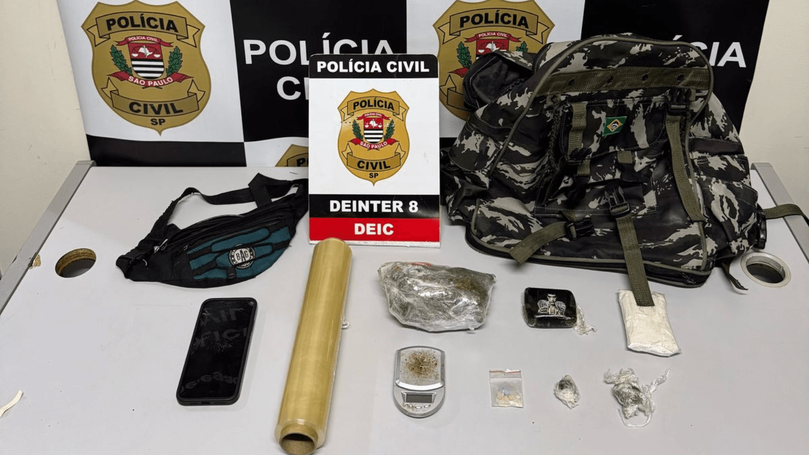 Polícia Civil apreende drogas e dinheiro em Presidente Prudente