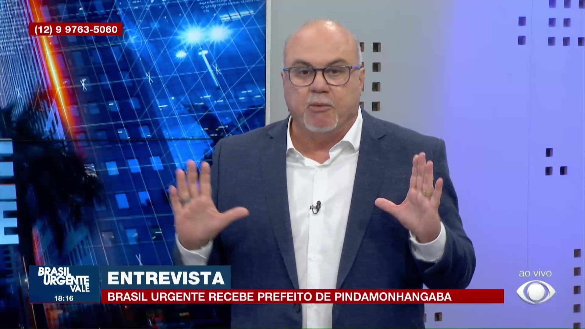 Brasil Urgente Vale entrevista Ricardo Piorino (PL), prefeito de Pindamonhangaba