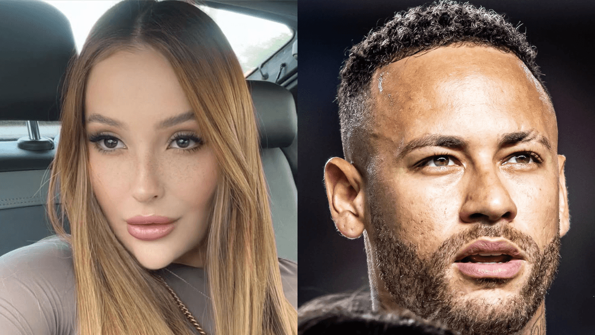 Modelo que diz ter ficado com Neymar revela estar grávida e fala sobre pensão: "Aposentei"