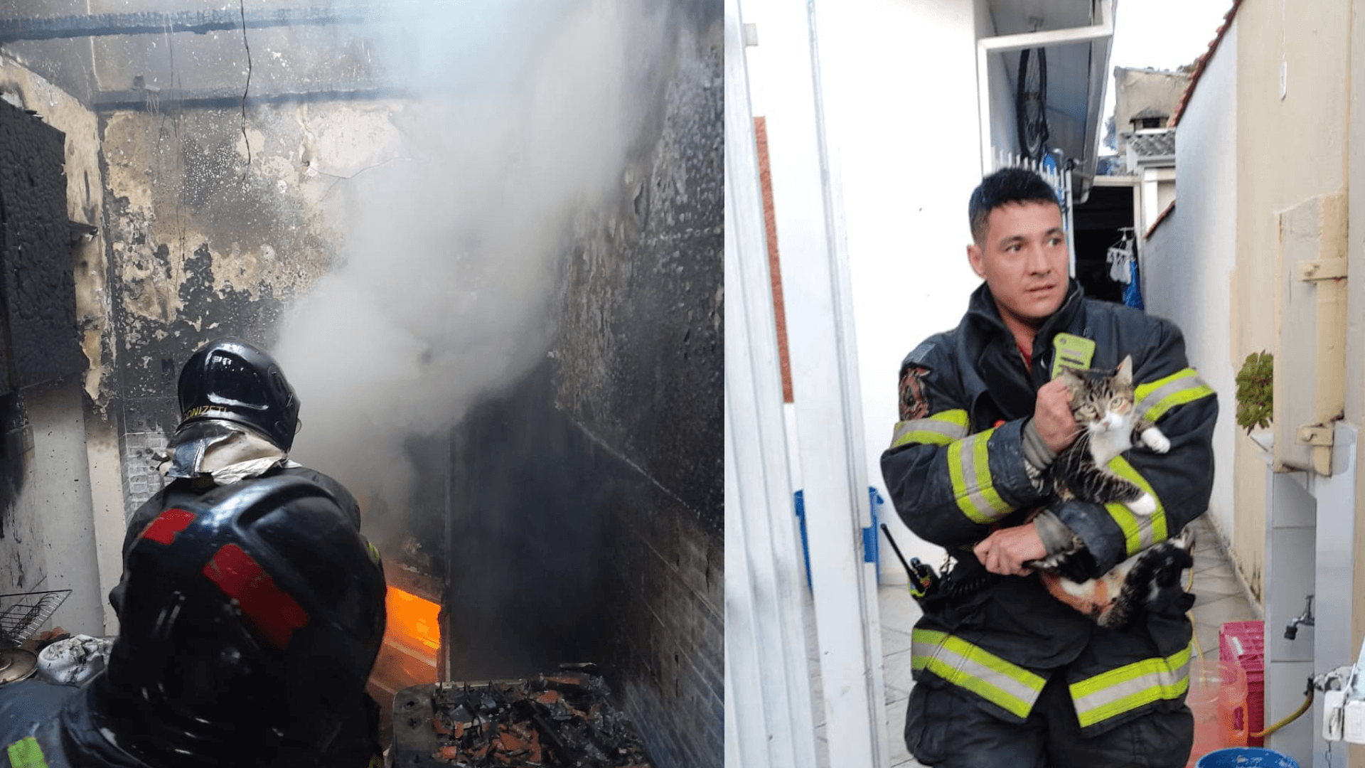 Mulher é resgatada com queimaduras de primeiro grau de incêndio em São José dos Campos