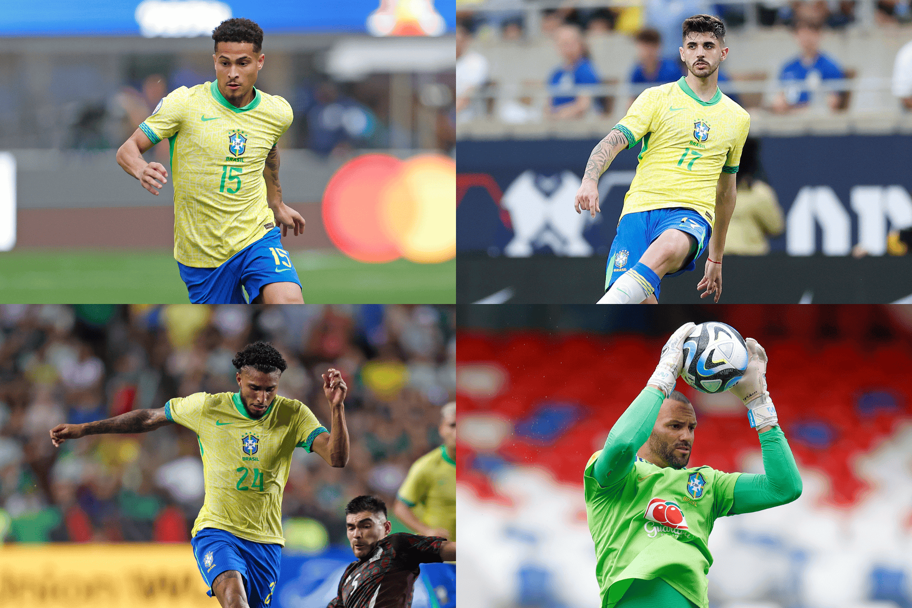 Seleção terá Weverton, Beraldo, Ederson e João Gomes contra Argentina